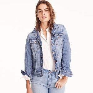 J.crew classic denim jacket light wash NWT size 2X